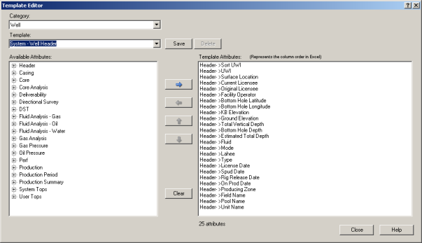 Creating Export Templates