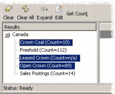 Viewing query results