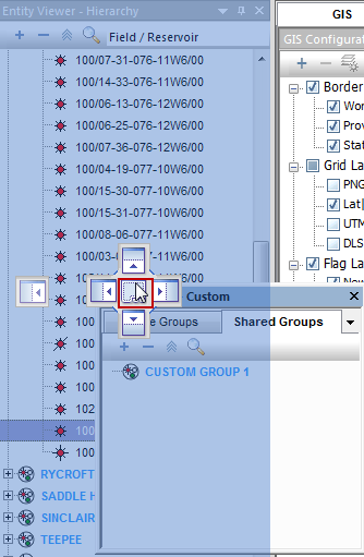 Dock a pane in a tabbed view