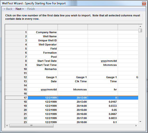 Importing Data from a Text File