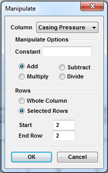 Manipulating Data