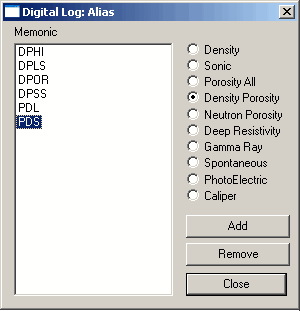 Changing Curve Mnemonics
